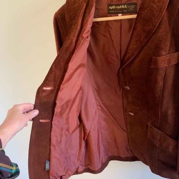 Vintage Suede Blazer Jacket - Picture 6 of 11